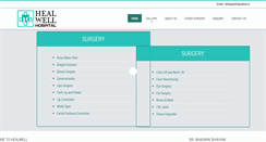 Desktop Screenshot of healwellplasticsurgery.com