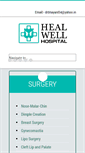 Mobile Screenshot of healwellplasticsurgery.com